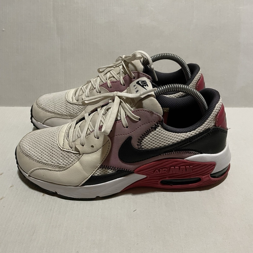 Nike Air Max Excee Womens 9.5 Sneakers White Black Pink CD5432-119